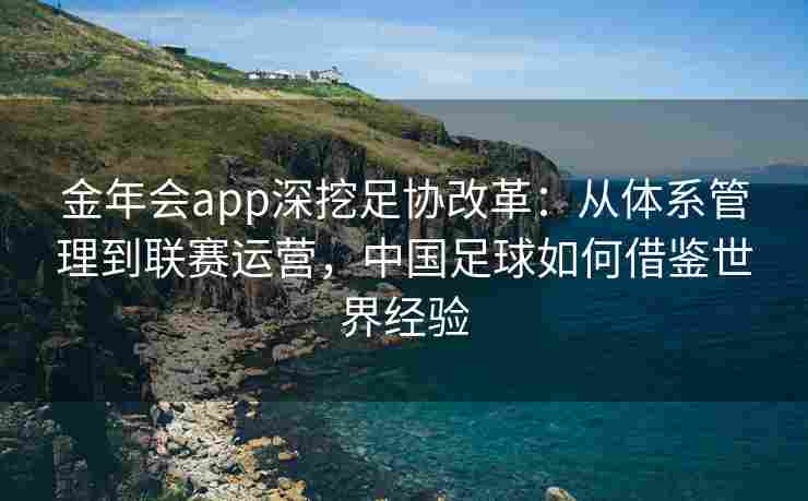 金年会app深挖足协改革：从体系管理到联赛运营，中国足球如何借鉴世界经验